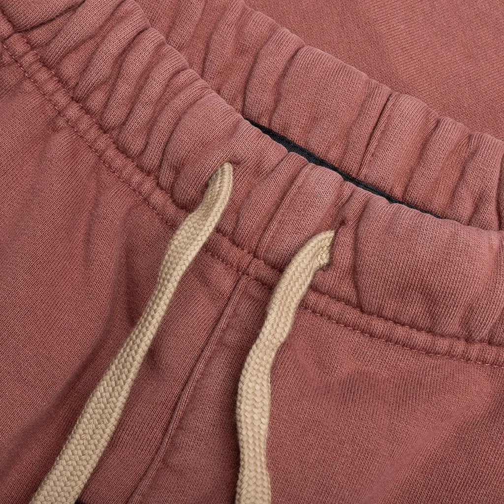 Heavy Fleece Soccer Short - Crimson