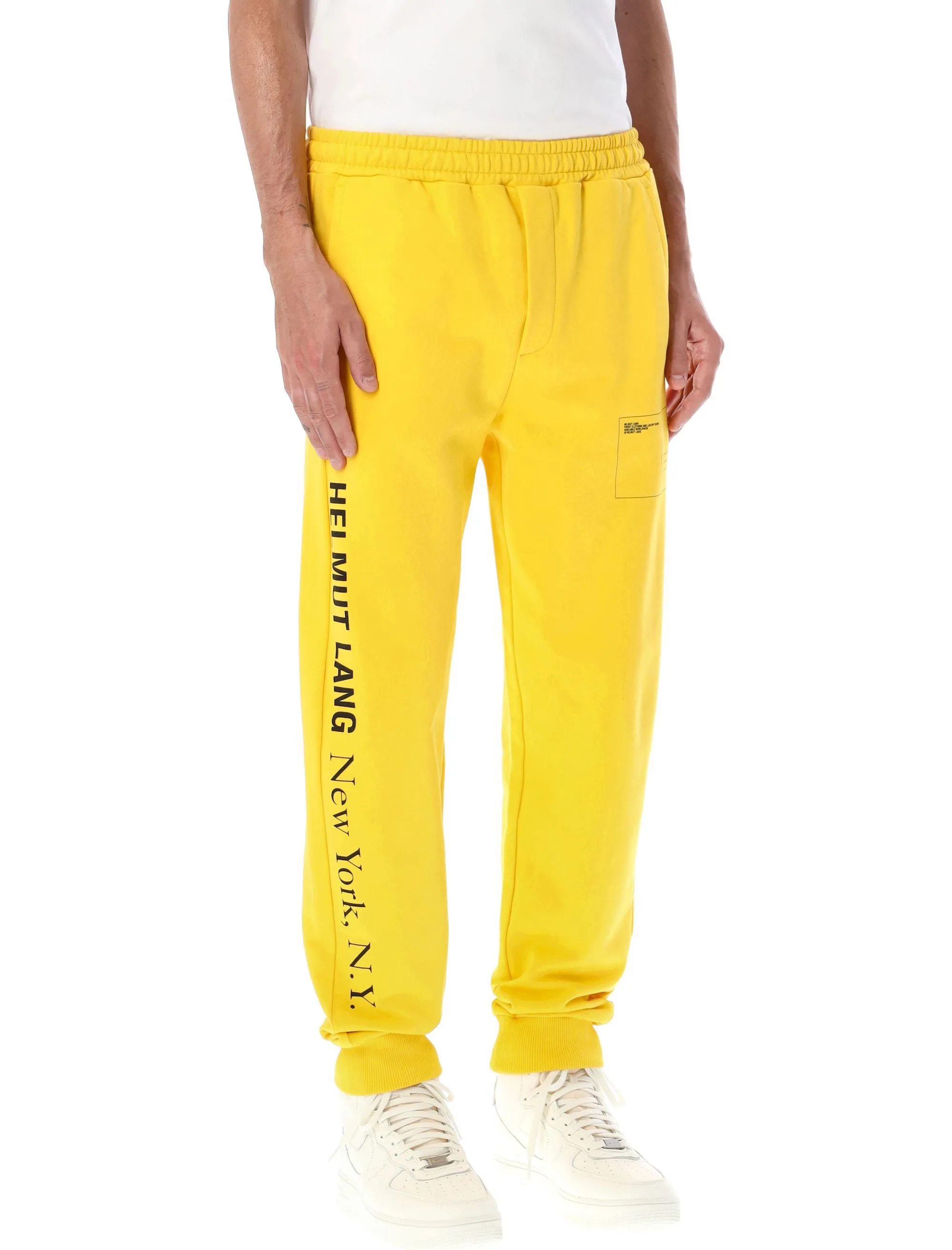 Helmut Lang New York Logo Printed Joggers