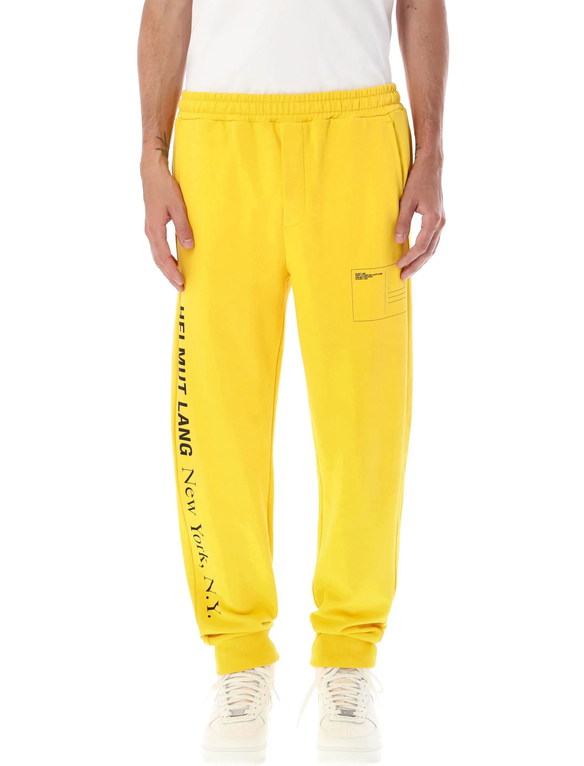 Helmut Lang New York Logo Printed Joggers