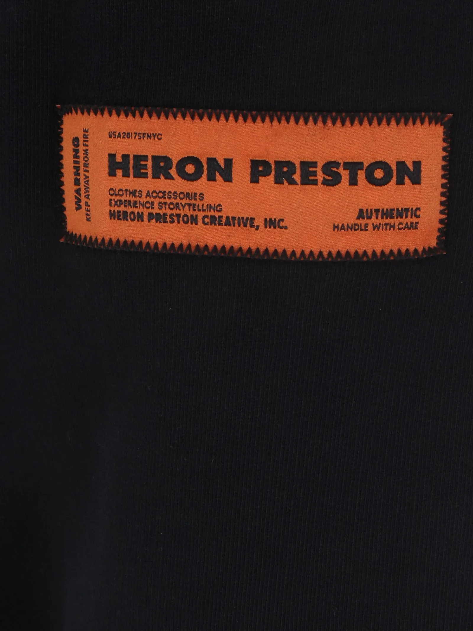 Heron Preston Logo-Patch Knee-Length Shorts