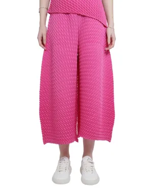 Issey Miyake Bathing Pleats Cropped Trousers