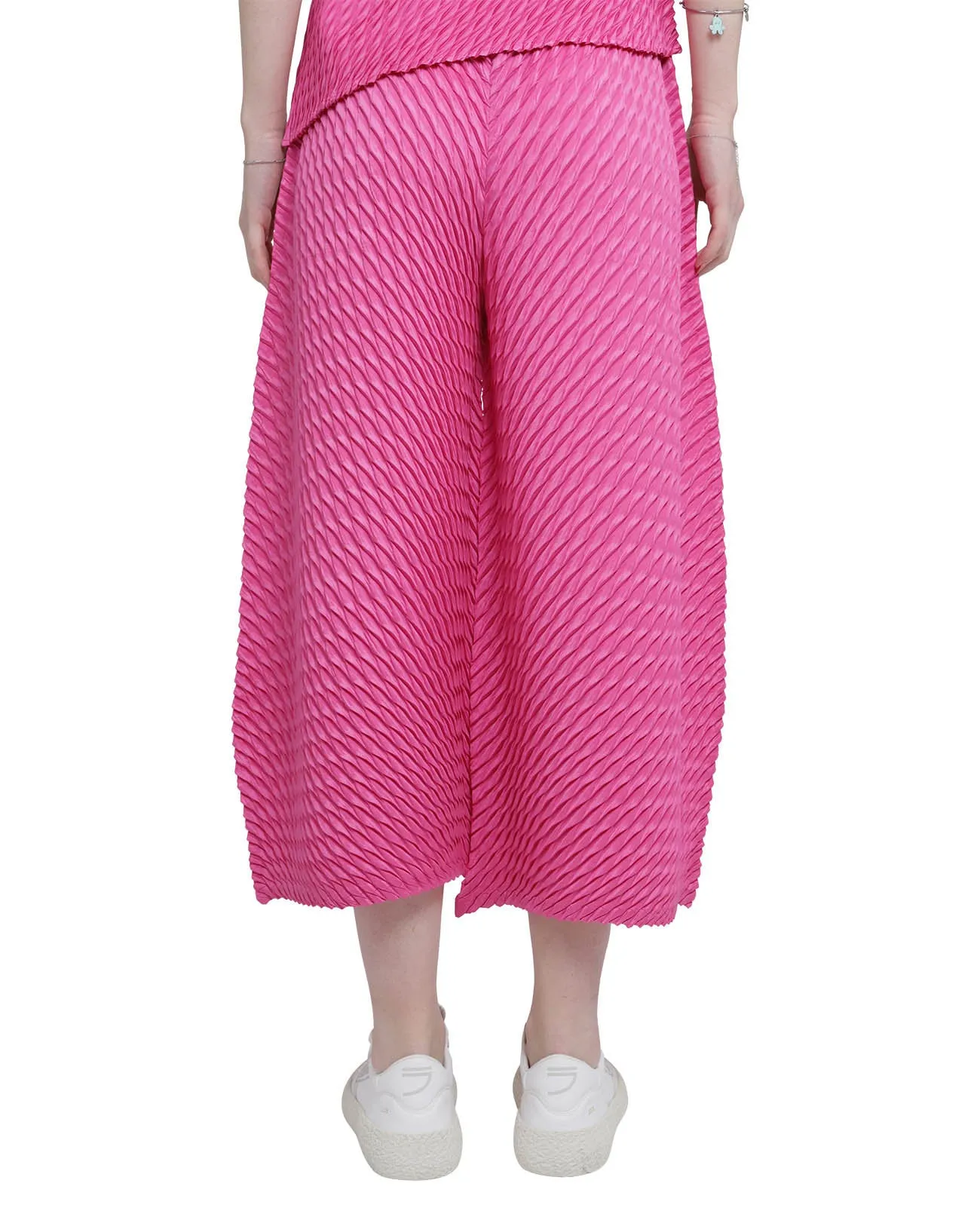Issey Miyake Bathing Pleats Cropped Trousers