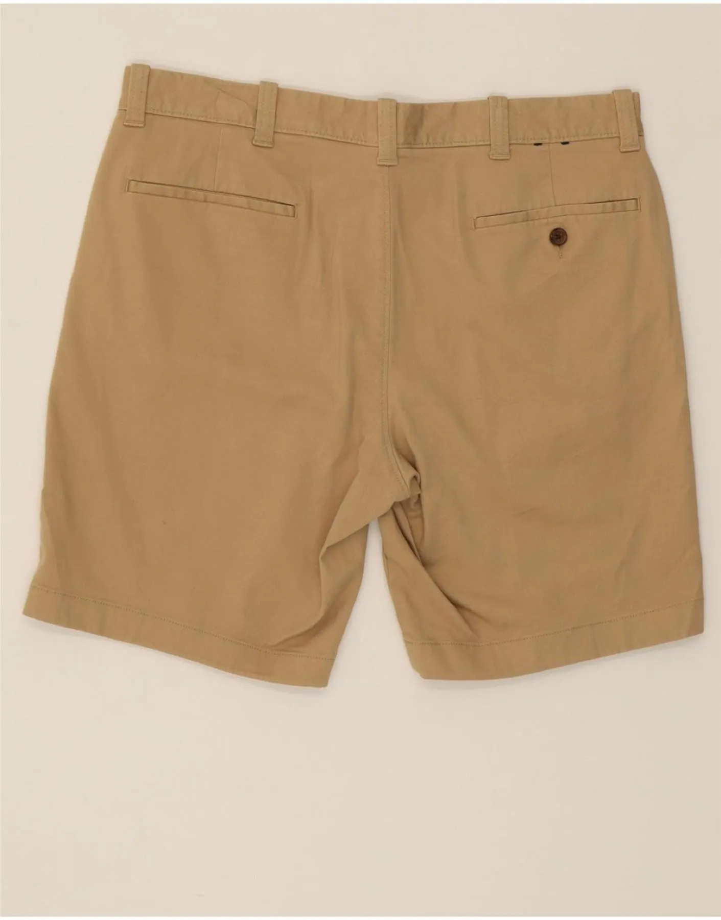 J. CREW Mens Chino Shorts W34 Large  Beige Cotton