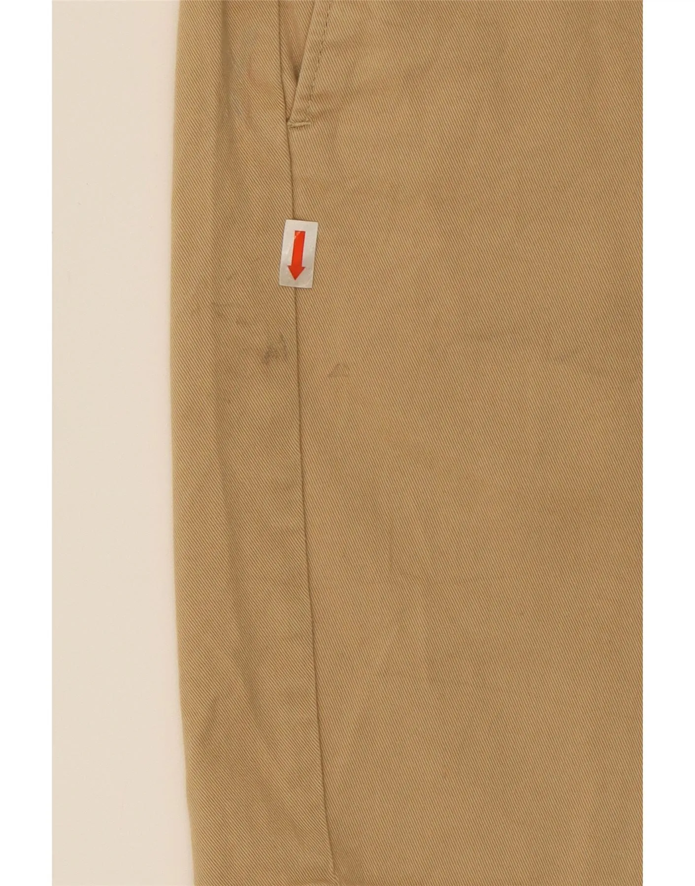 J. CREW Mens Chino Shorts W34 Large  Beige Cotton