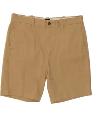 J. CREW Mens Chino Shorts W34 Large  Beige Cotton