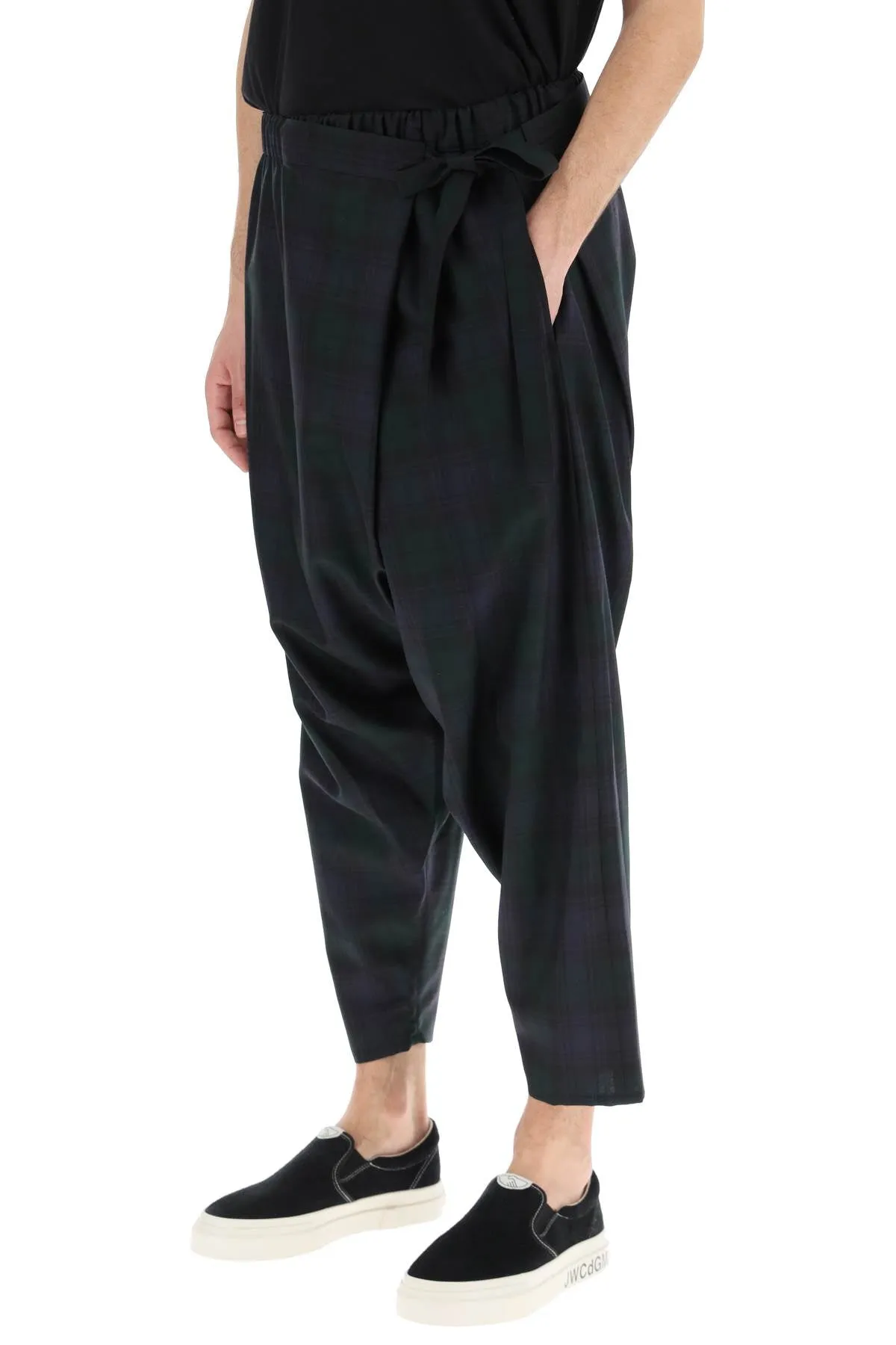 Junya Watanabe Side Tie Fastened Cropped Pants