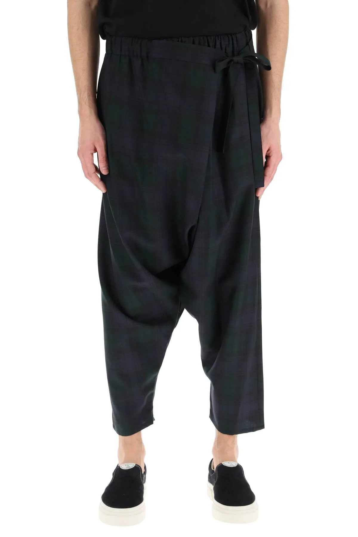 Junya Watanabe Side Tie Fastened Cropped Pants