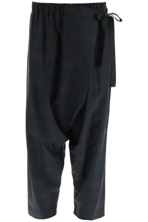 Junya Watanabe Side Tie Fastened Cropped Pants