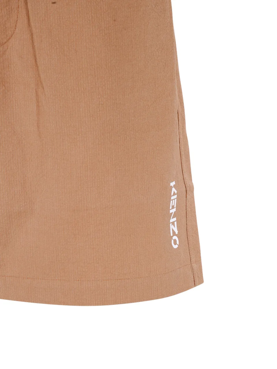 Kenzo Logo Print Belted Shorts