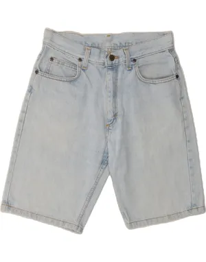 LEE Womens Denim Shorts W30 Medium Blue Cotton