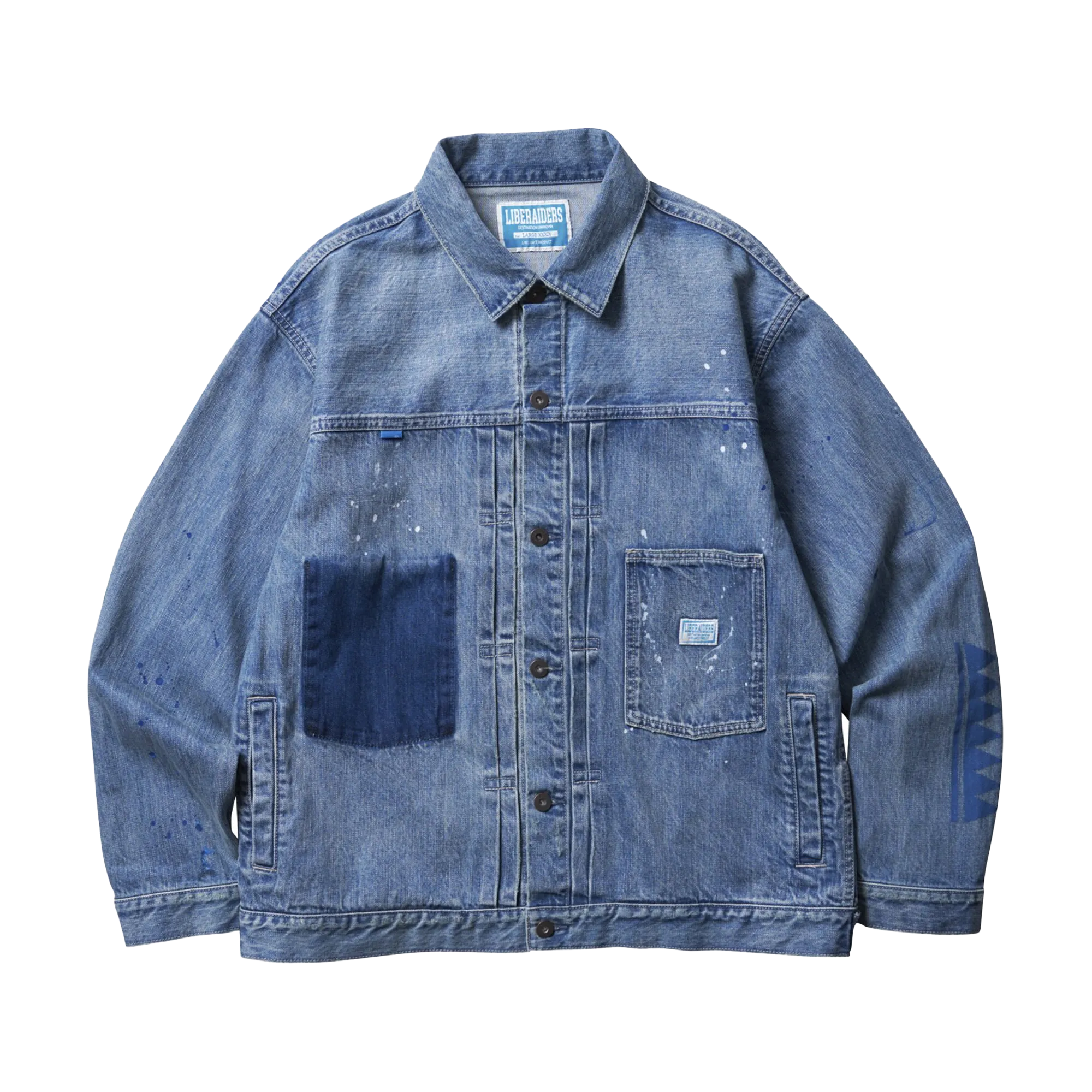 Liberaiders Tribal Denim Jacket Hard Wash