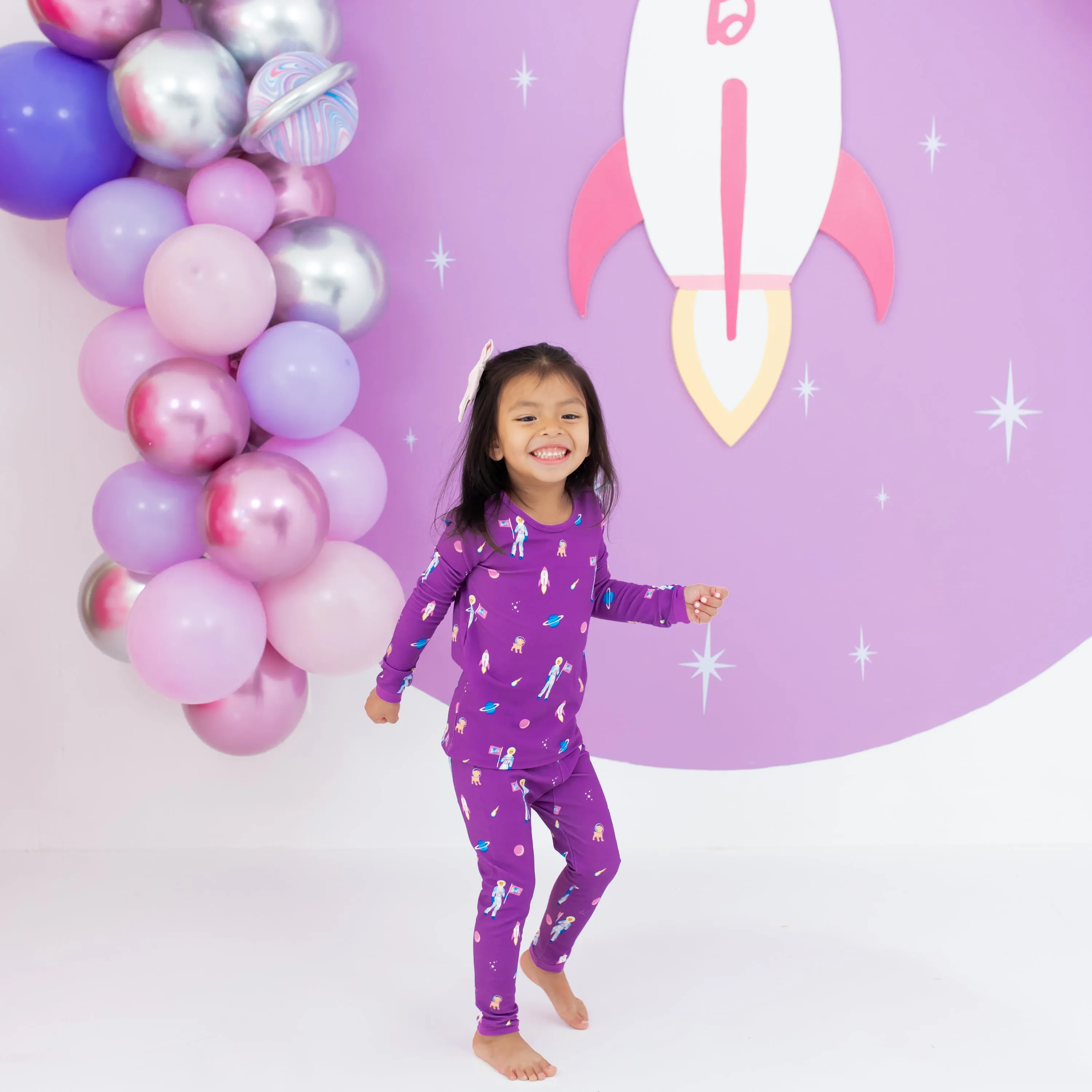 Long Sleeve Pajamas in Barbie™ Astronaut