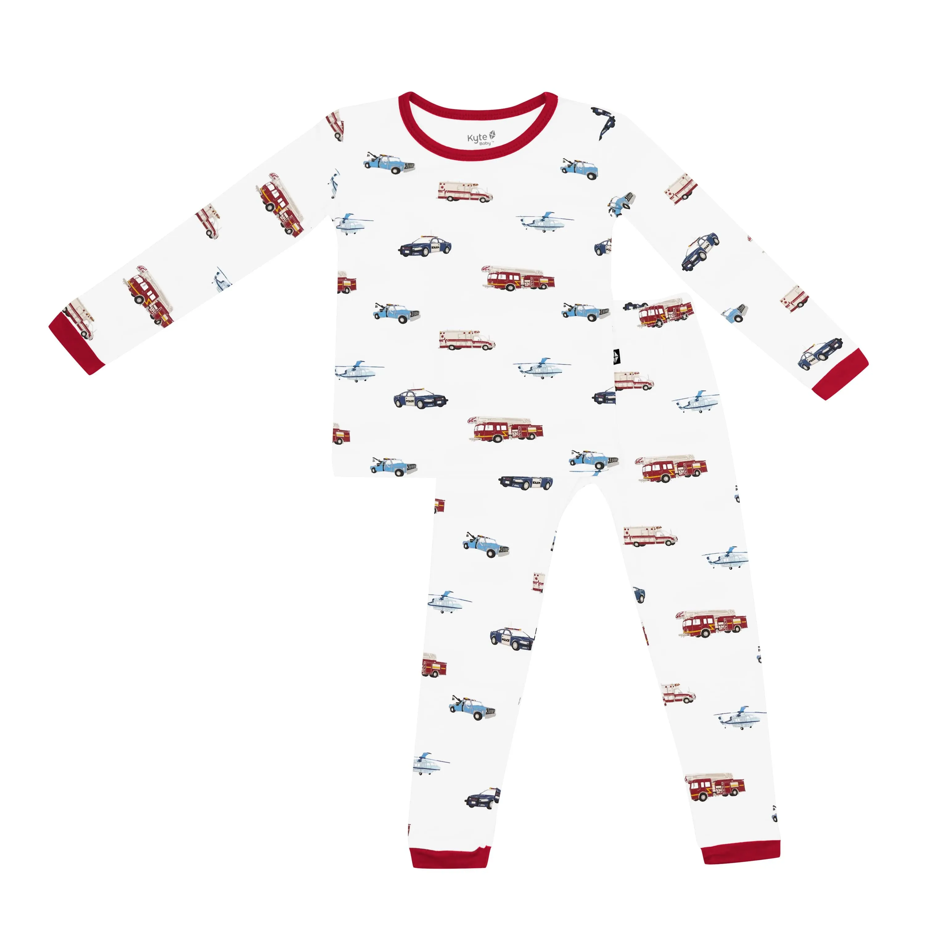 Long Sleeve Pajamas in First Responder