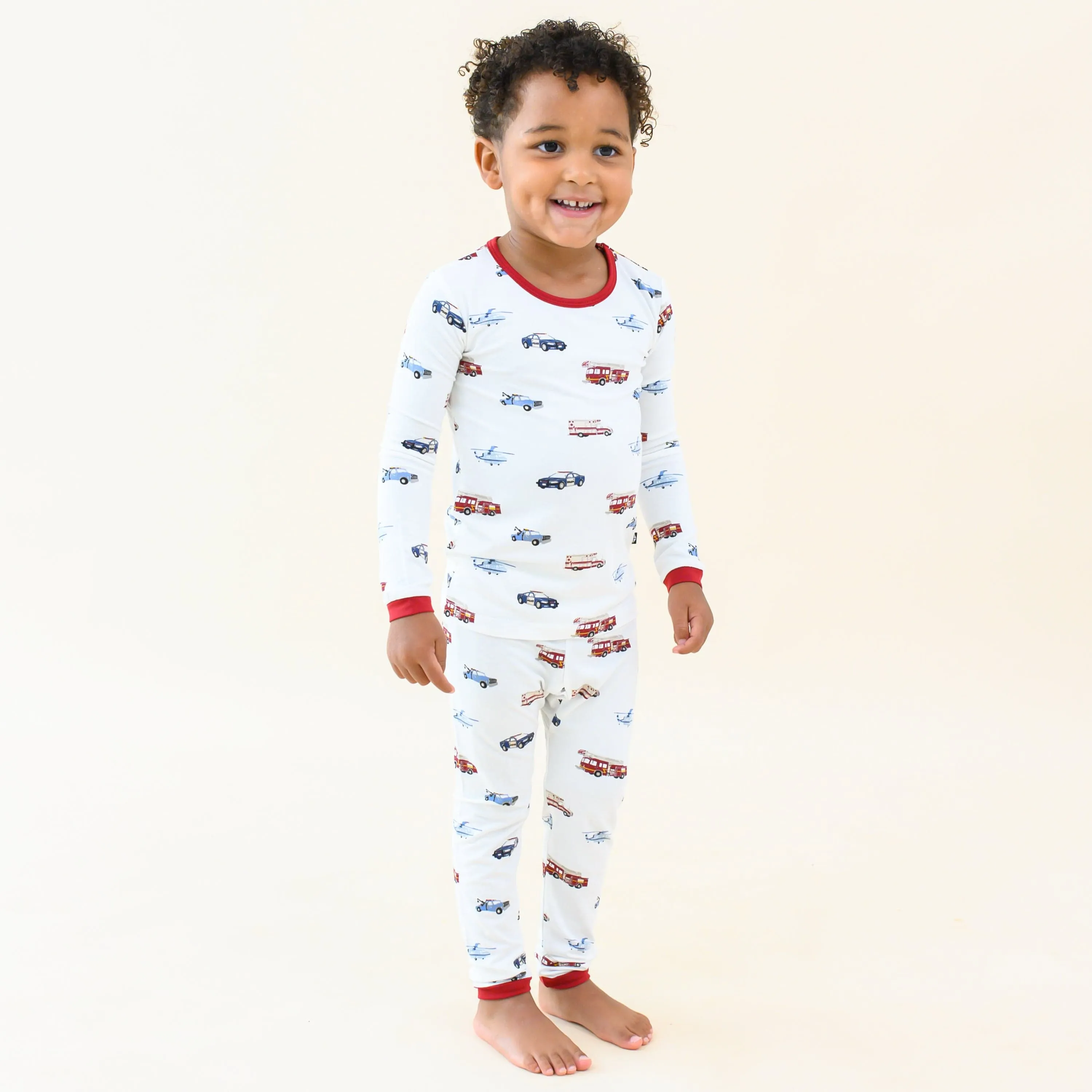 Long Sleeve Pajamas in First Responder