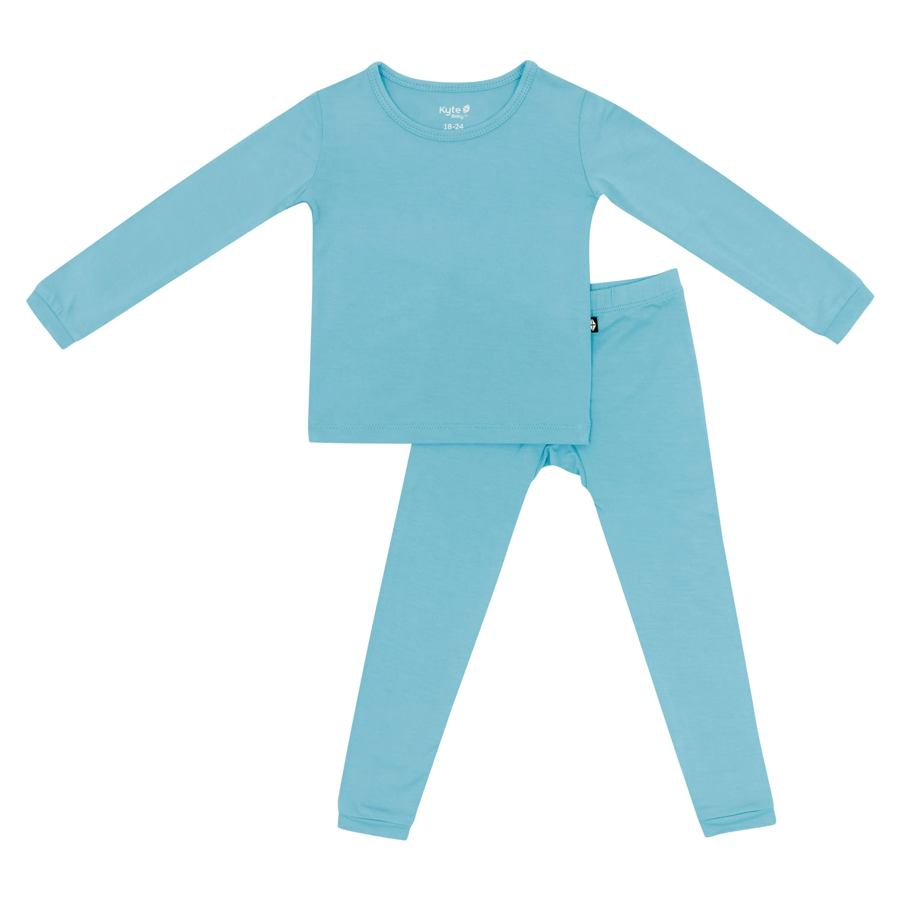 Long Sleeve Pajamas in Makai