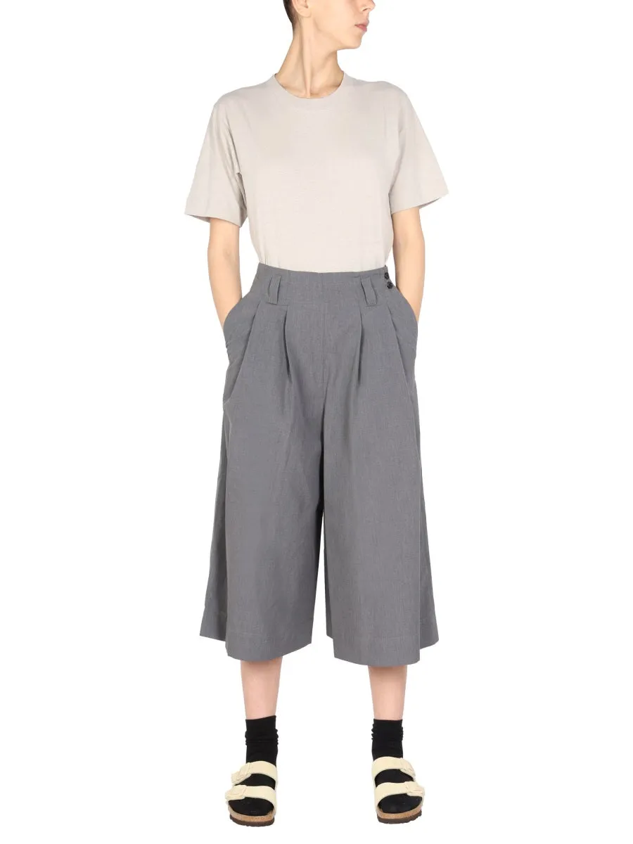 Margaret Howell Pleated Cropped Pants