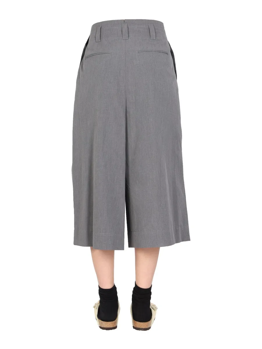 Margaret Howell Pleated Cropped Pants