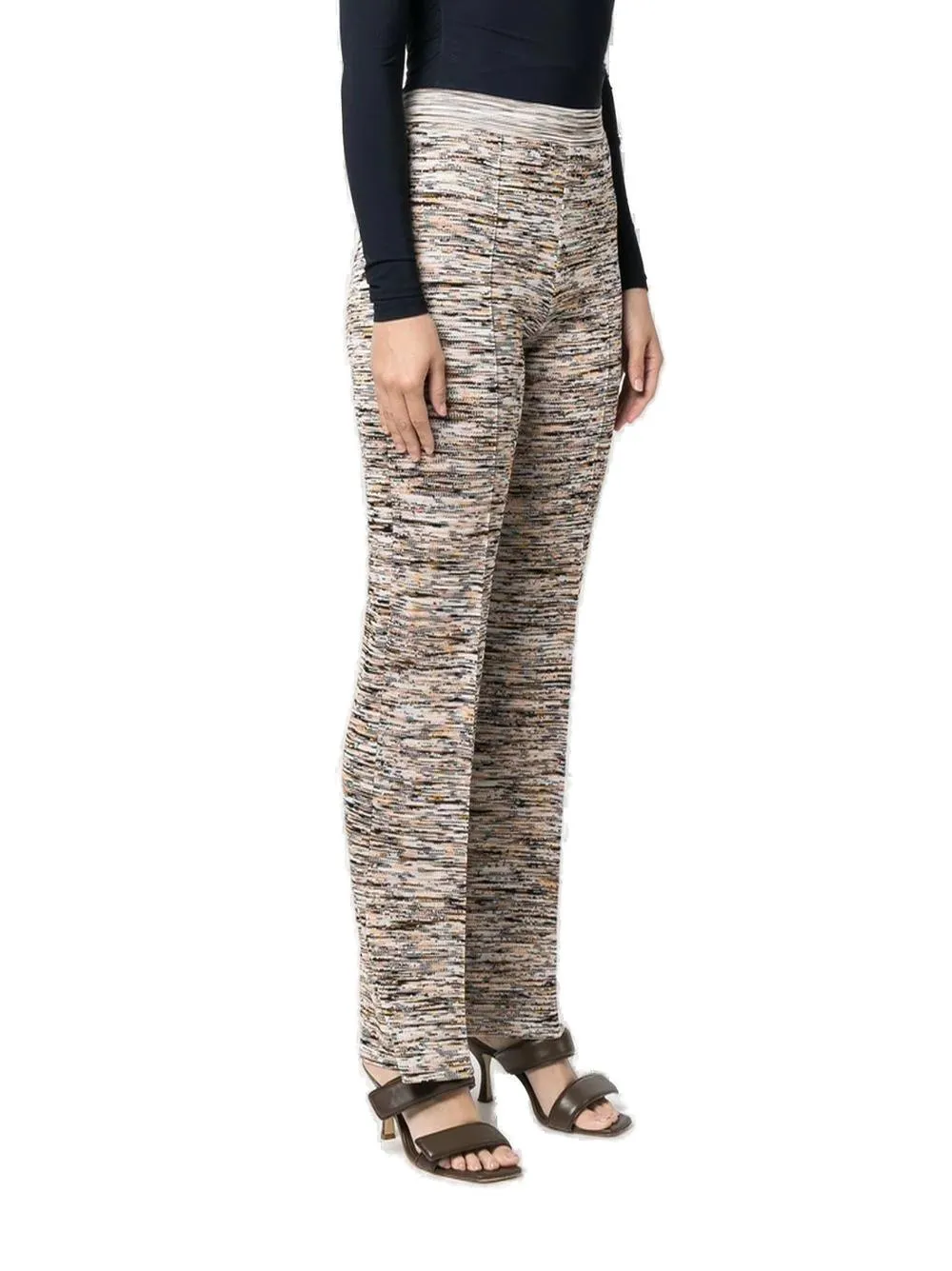 Missoni Intarsia-Knit Flared Pants