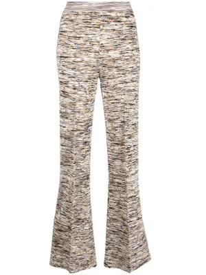 Missoni Intarsia-Knit Flared Pants