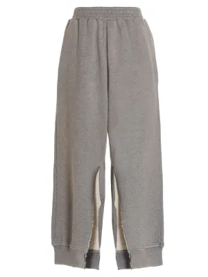 MM6 Maison Margiela Cut-Out Cropped Trousers