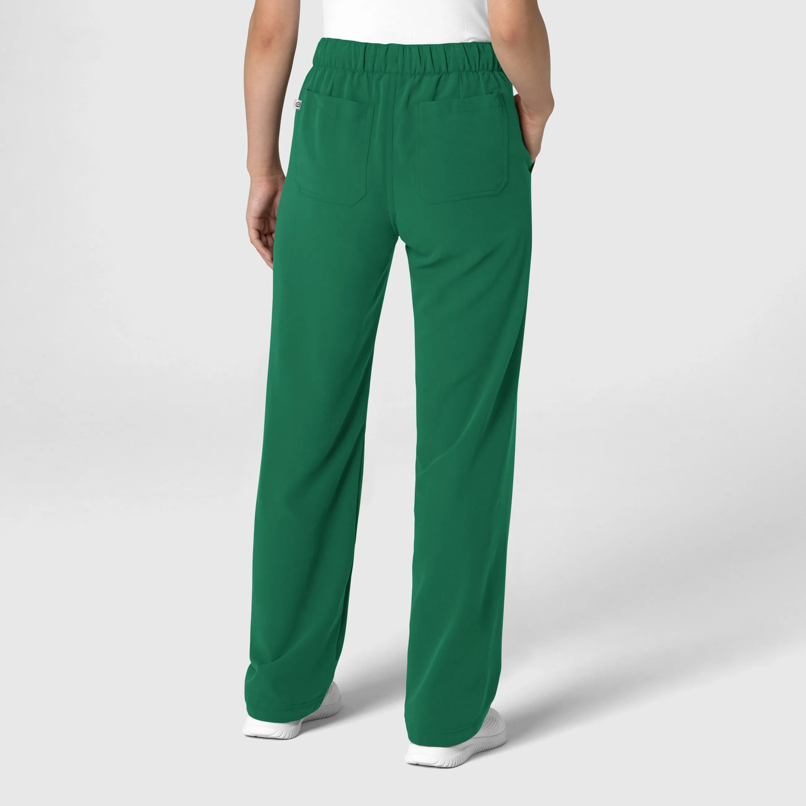 Nova Women's Stovepipe High-Low Hem Scrub Pant - Hunter
