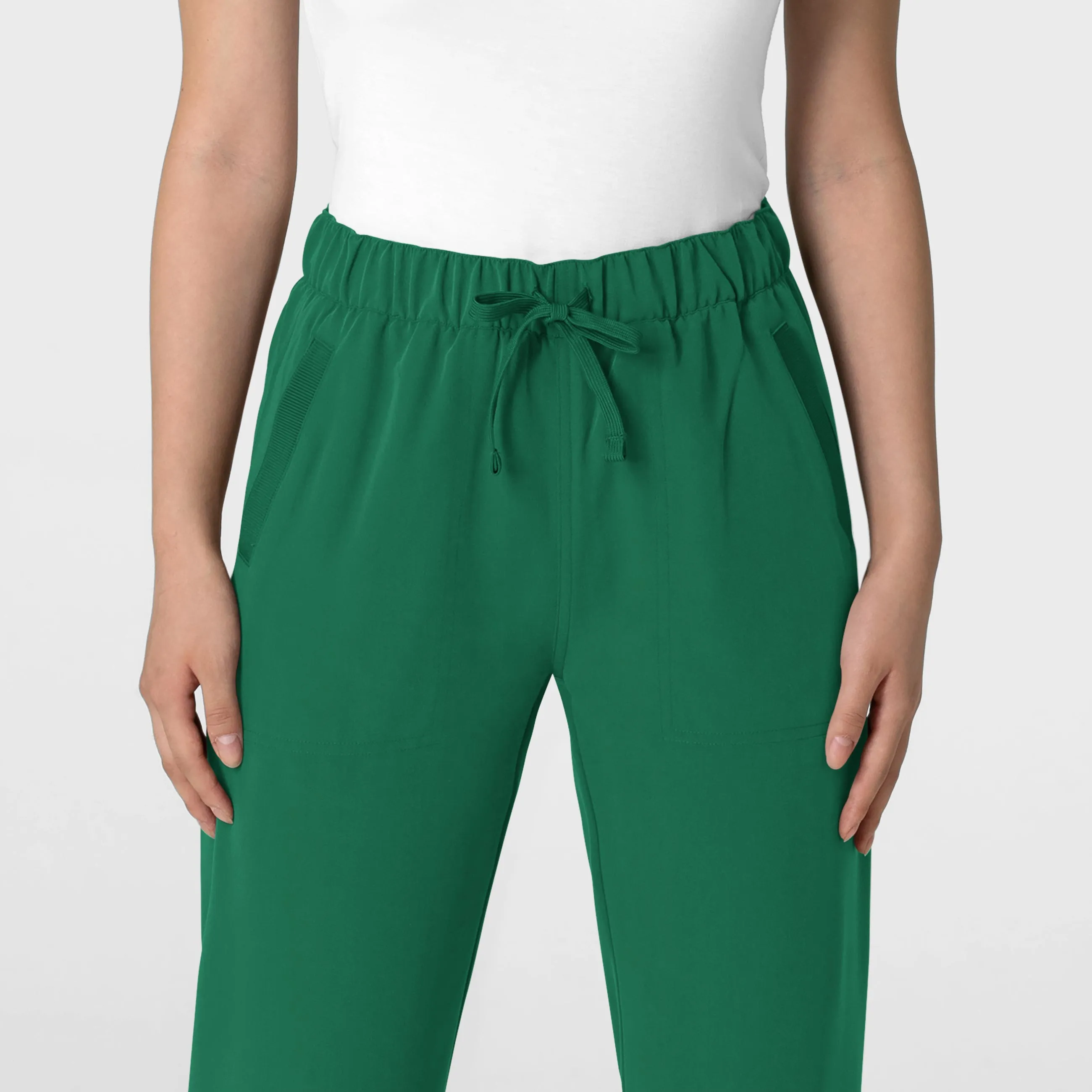 Nova Women's Stovepipe High-Low Hem Scrub Pant - Hunter