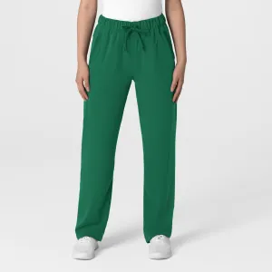 Nova Women's Stovepipe High-Low Hem Scrub Pant - Hunter