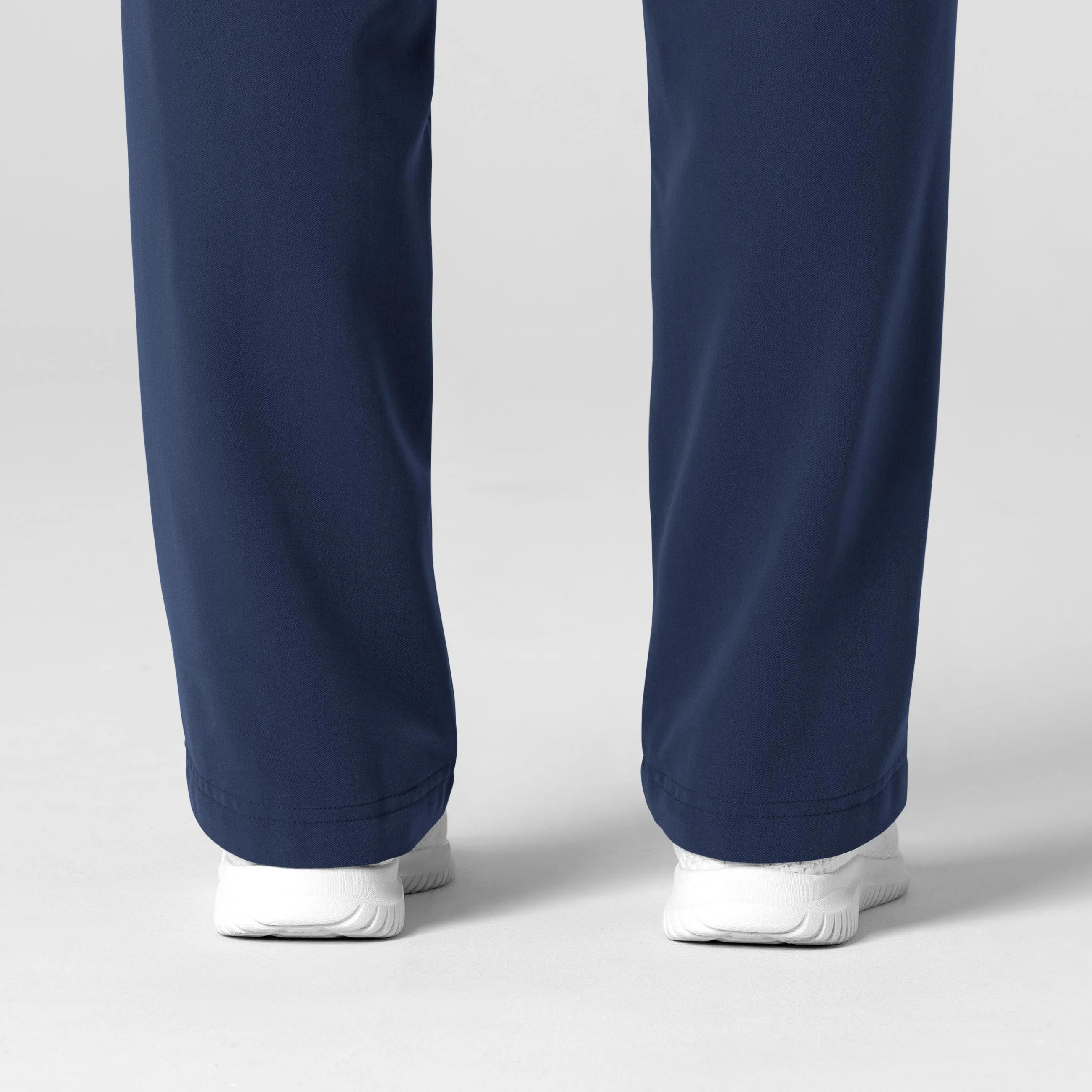 Nova Women's Stovepipe High-Low Hem Scrub Pant - Navy