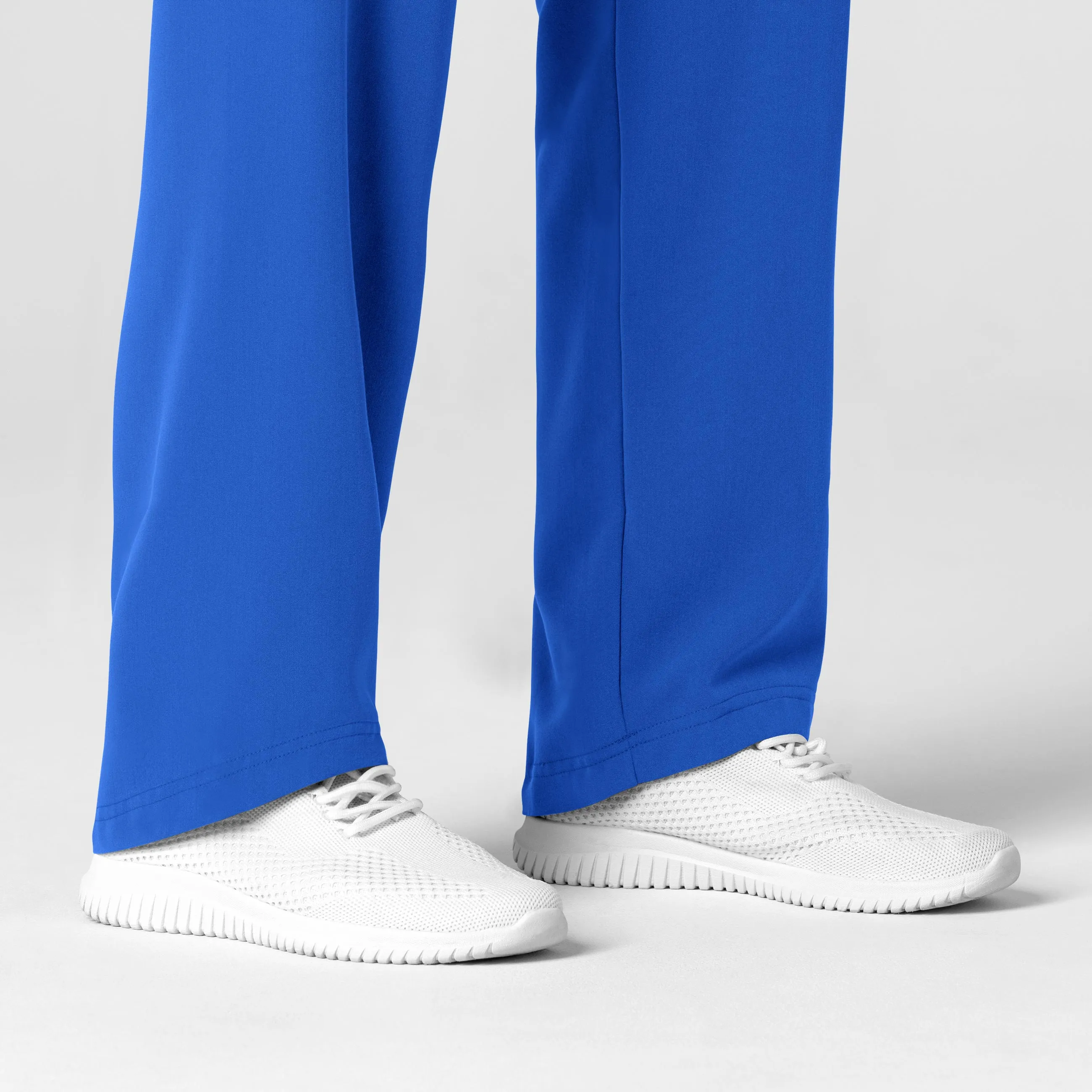 Nova Women's Stovepipe High-Low Hem Scrub Pant - Royal