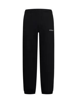 Off-White Logo Printed Straight Leg Track Pants