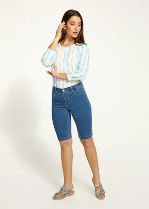 Olivia Bermuda Denim, Medium Wash