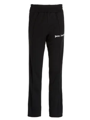 Palm Angels Logo Printed Side Striped Track Pants