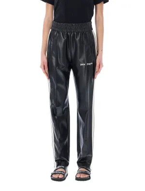 Palm Angels Logo Printed Side Striped Track Pants