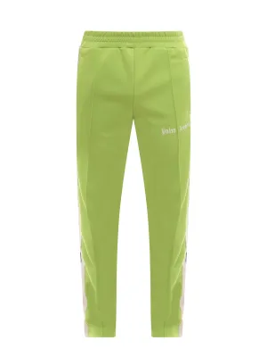 Palm Angels Logo Printed Side Striped Track Pants