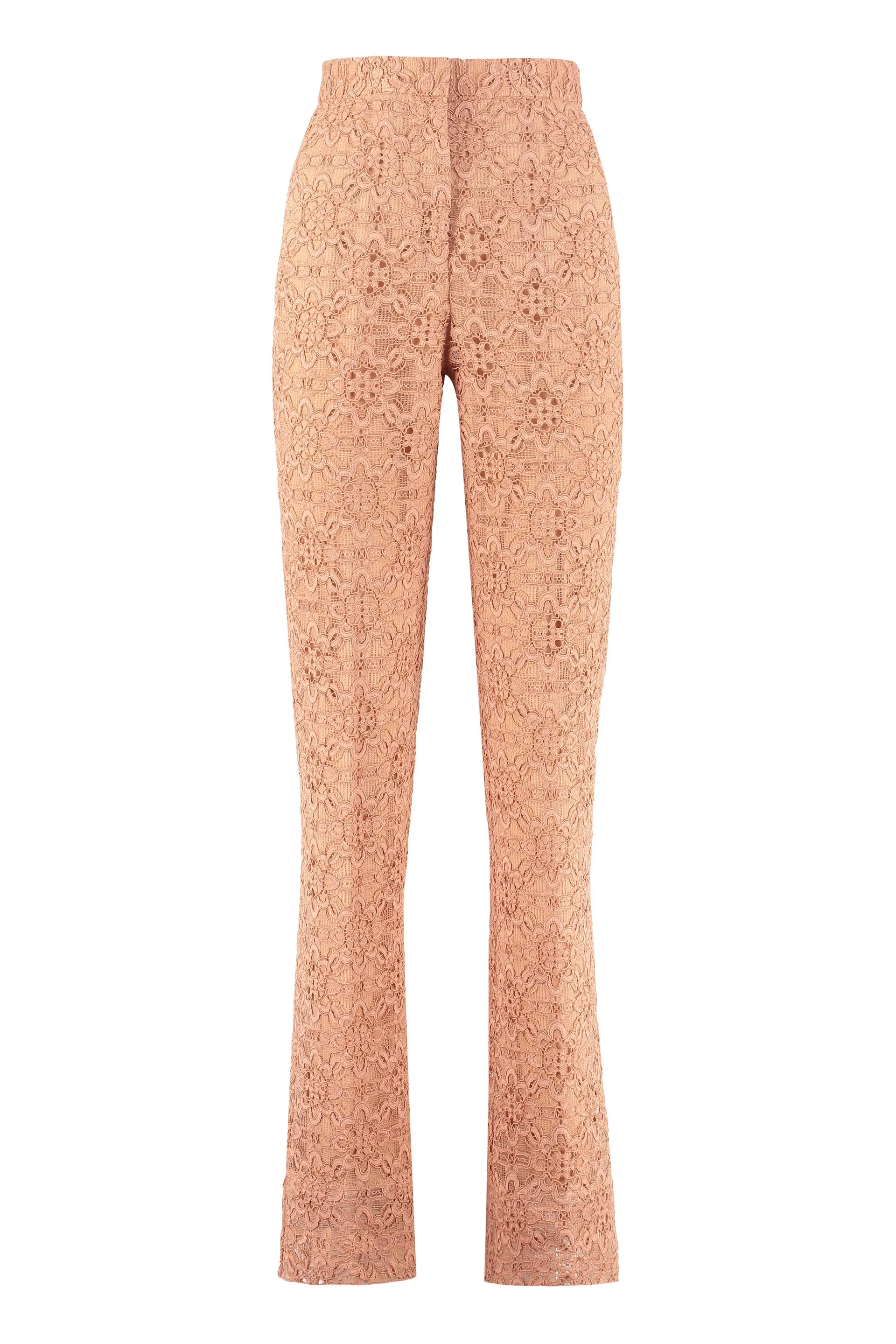 Pinko Lace Detailed Flared Pants