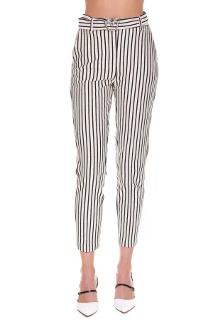 Pinko Striped Cropped Pants