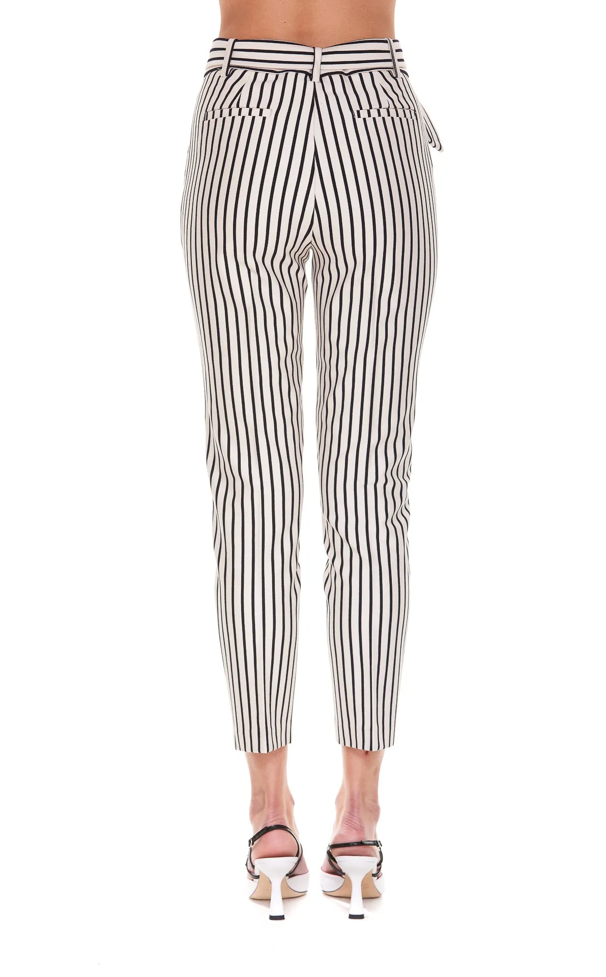Pinko Striped Cropped Pants