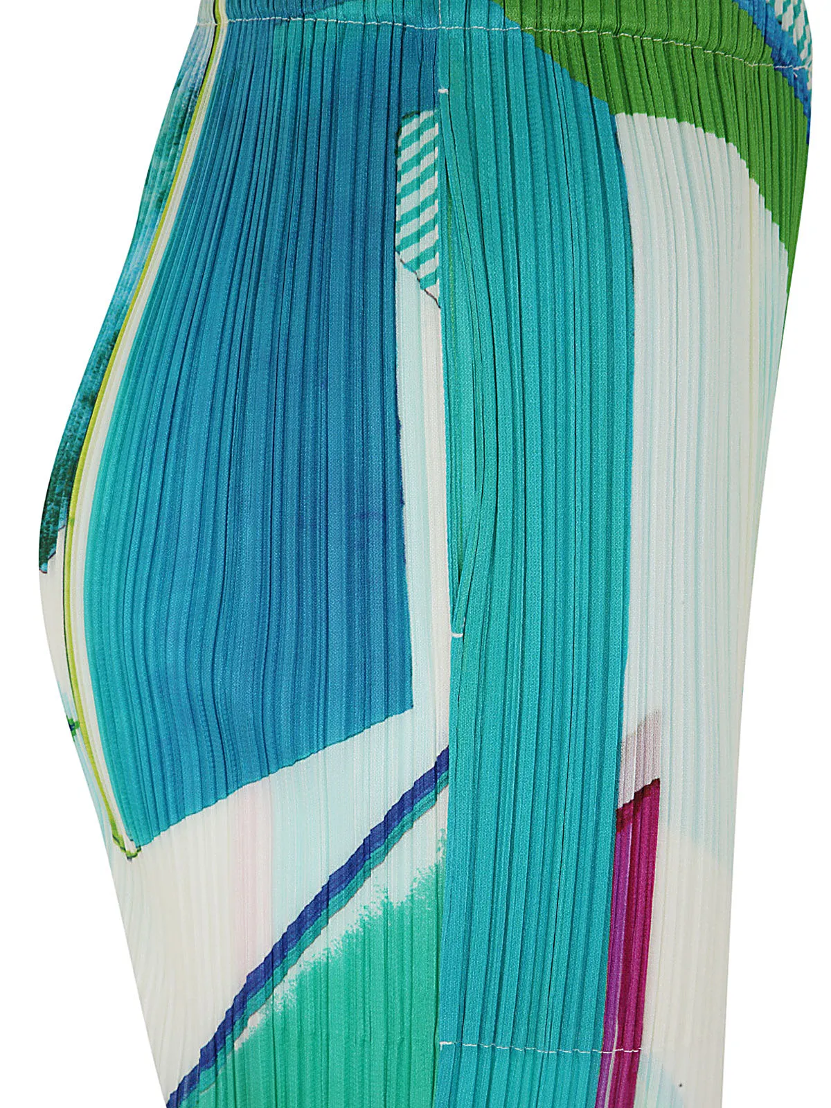 Pleats Please By Issey Miyake Pinwheel Cropped Pants