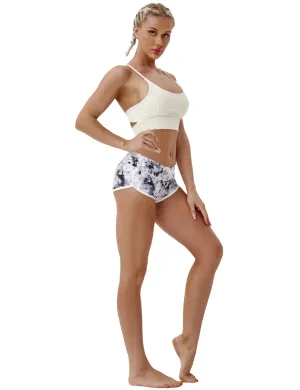 Printed Booty Tall Size Shorts black dandelion_Tall Size