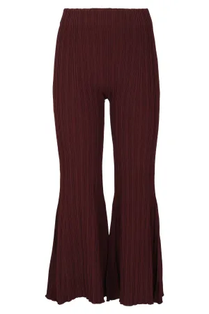 Proenza Schouler White Label Flared Ribbed Trousers
