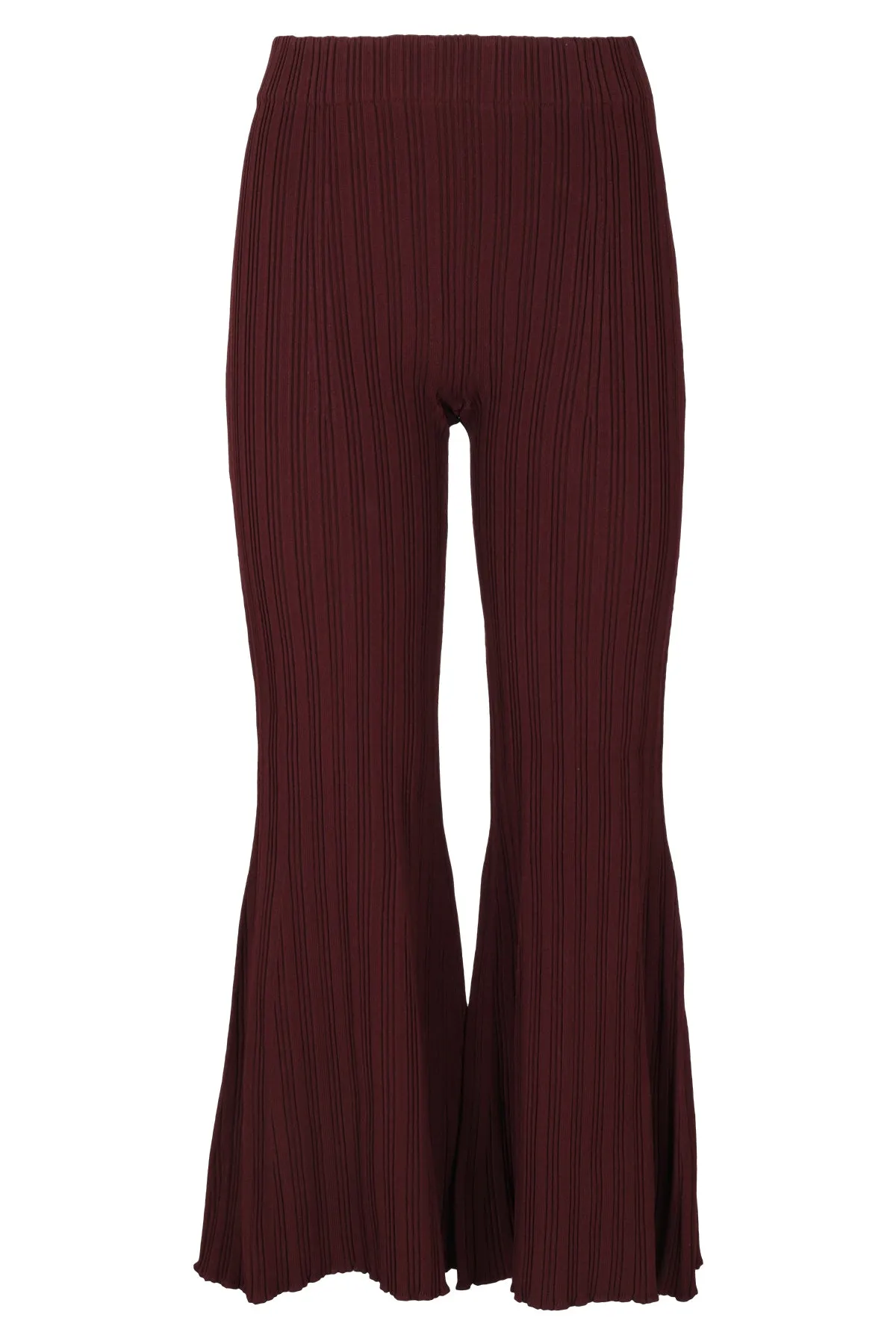 Proenza Schouler White Label Flared Ribbed Trousers