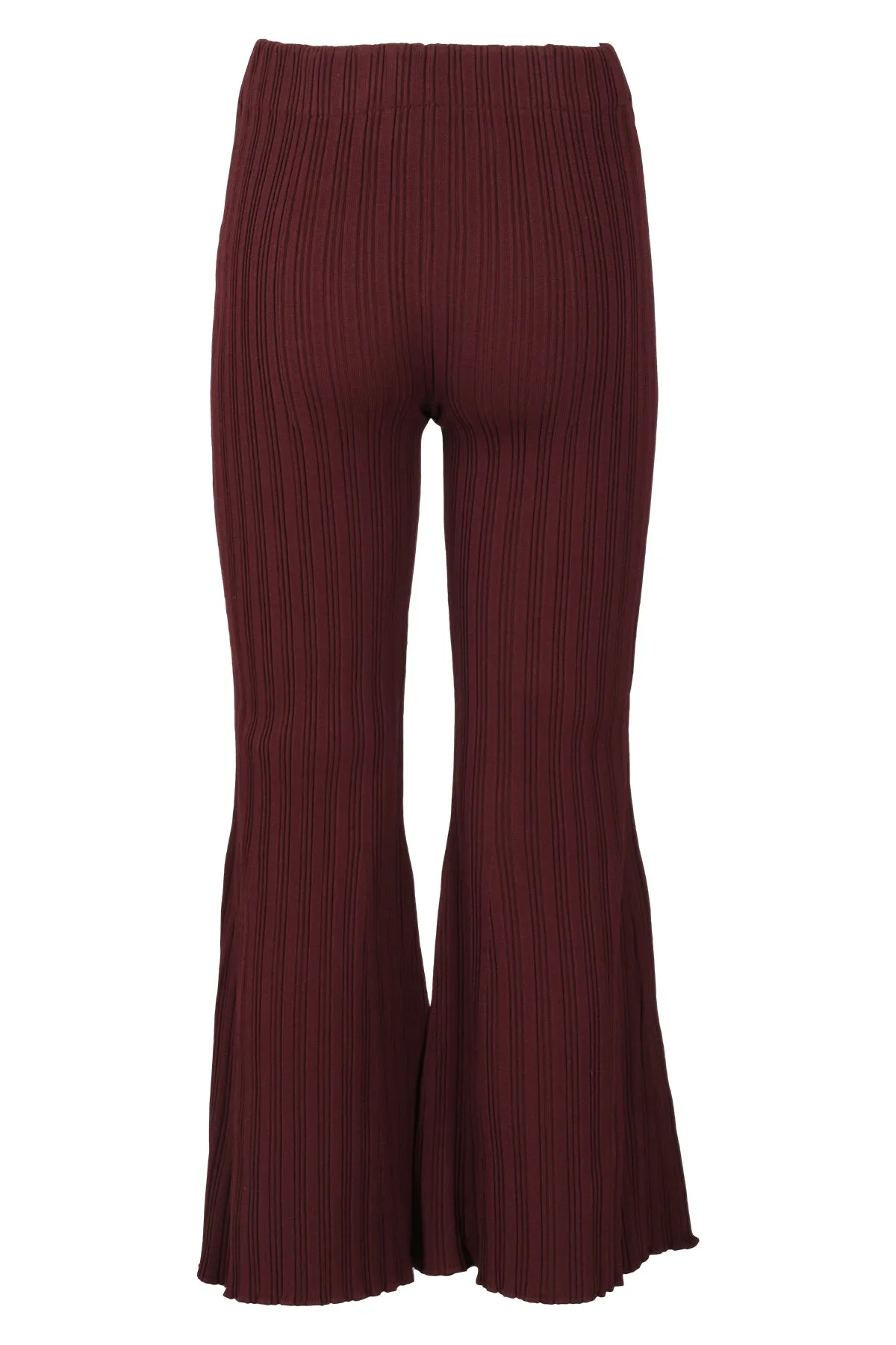 Proenza Schouler White Label Flared Ribbed Trousers