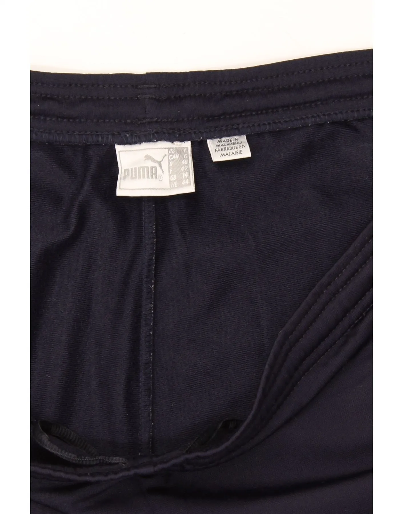 PUMA Womens Sport Shorts UK 14 Medium Navy Blue