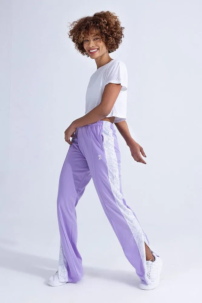 Purple Rose Clipper Pants