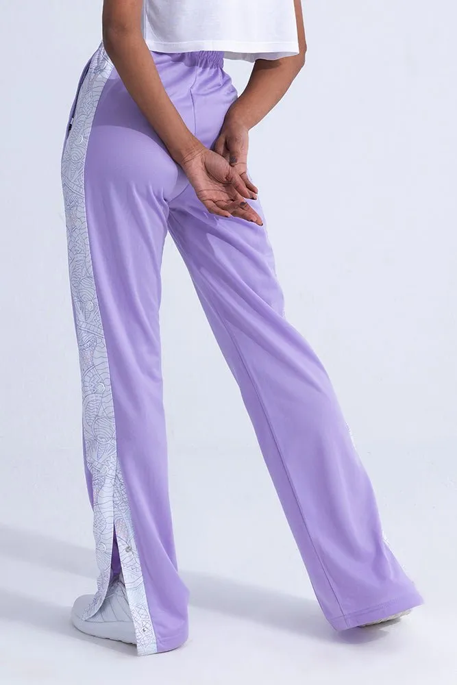 Purple Rose Clipper Pants