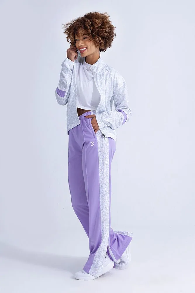 Purple Rose Clipper Pants