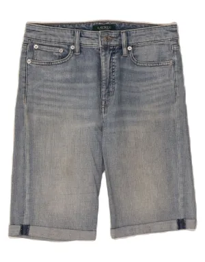 RALPH LAUREN Womens Denim Shorts US 6 Medium W30 Blue Cotton