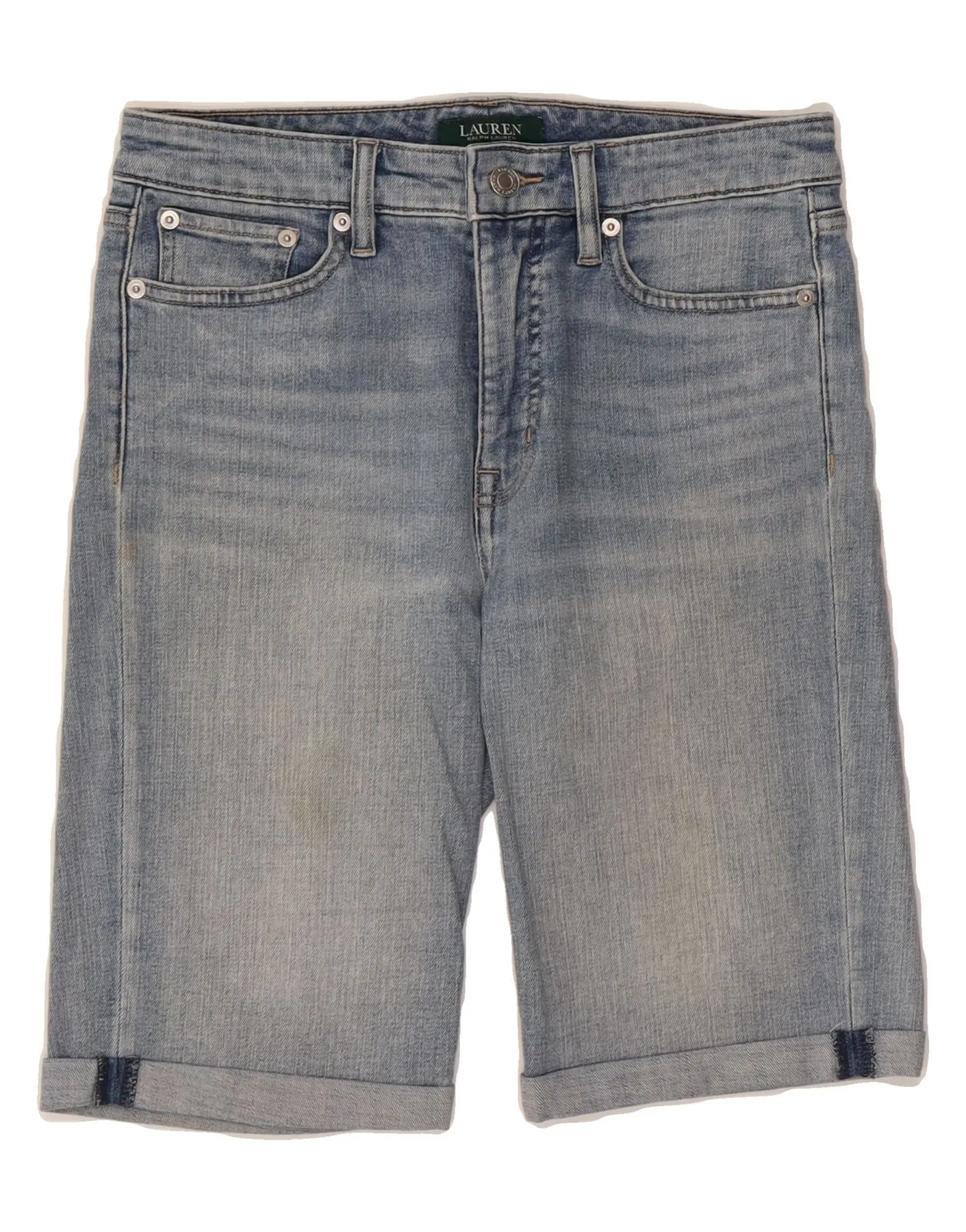 RALPH LAUREN Womens Denim Shorts US 6 Medium W30 Blue Cotton
