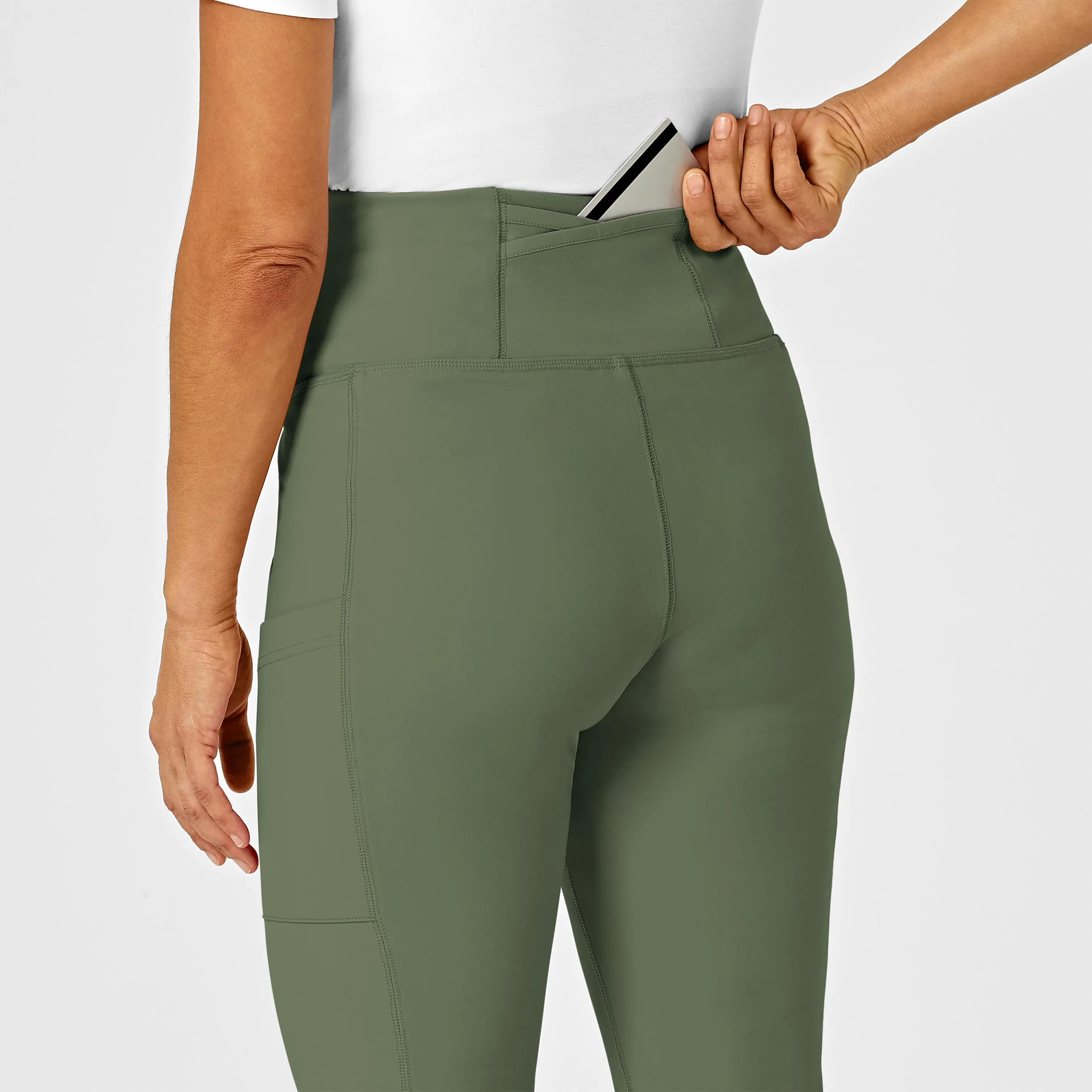 RENEW Women's Straight Leg Yoga Pant - Olive