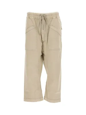 Rick Owens DRKSHDW Mastodon Tapered Leg Cropped Trousers